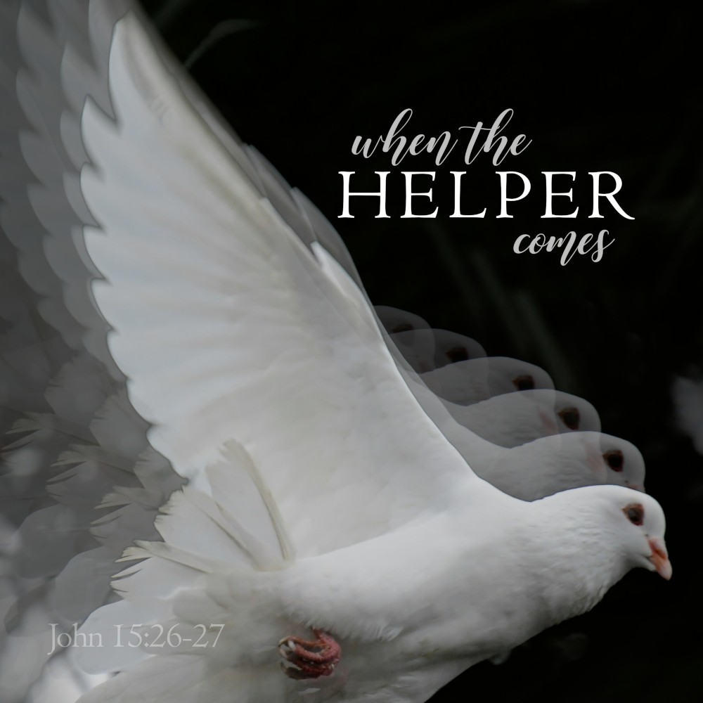 Album cover for When the Helper Comes